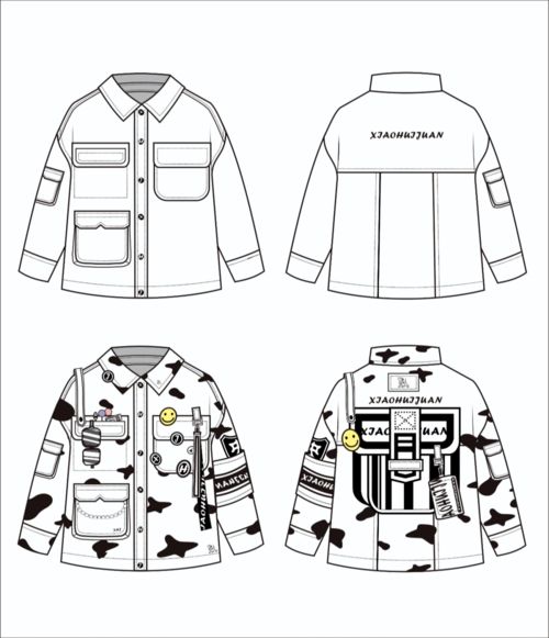 服裝設計企業平面款式圖與設計工藝單 產品設計流程的雙翼